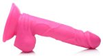 Pop Pecker 6.5 Inch Dildo With Balls - Pink - Image 3
