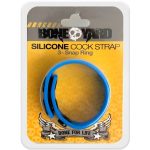 Silicone Cock Strap - Blue - Image 2