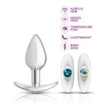 Silver Anchor Buttplug Kit - Clear Iridescent/teal - Image 8