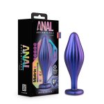 Anal Adventures Matrix - Wavy Bling Plug - Sapphire - Image 4