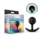 Anal Adventures - Platinum - Silicone Vibra Plug - Black - Image 7