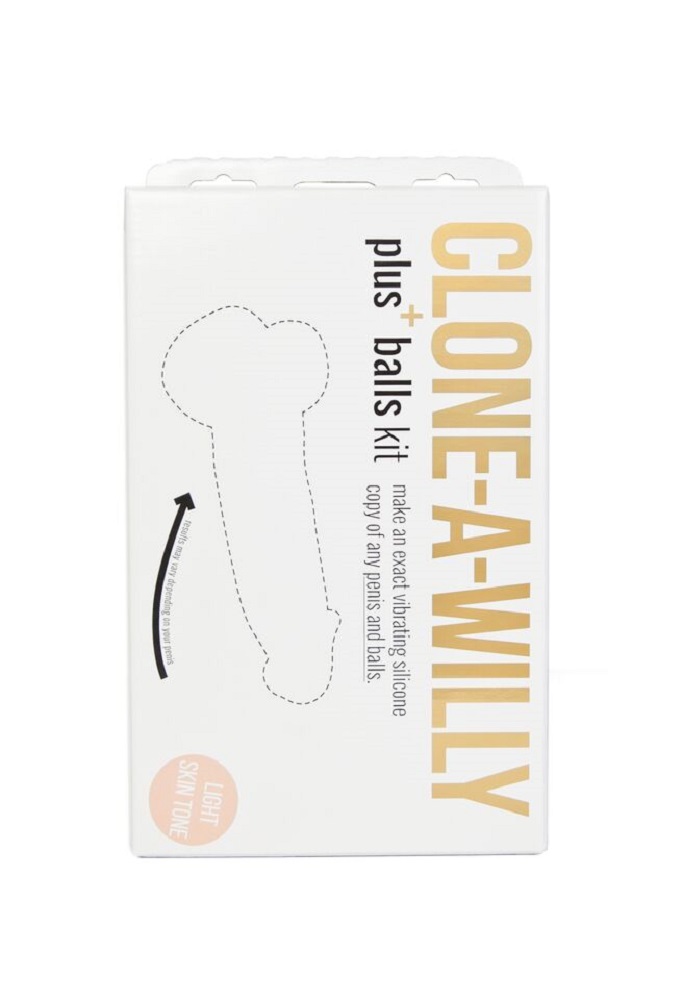 WacVD2hZroDsycLXjI5bd33F7Oo6U0ij Clone-a Willy Plus Balls Kit - Light Skin Tone - Image 1