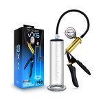 Performance - Vx6 Vacuum Penis Pump With Brass Pistol & Pressure Gauge - Clear