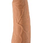 Lock on - Dynamite - 7 Inch Dildo With Suction Cup Adapter - Mocha