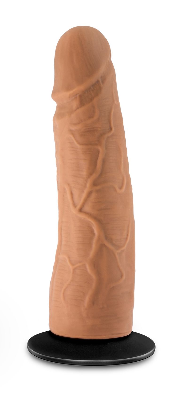 WobNtGcN9w3GZgr8Kw3WoL5ltr3MtS4L Lock on - Dynamite - 7 Inch Dildo With Suction Cup Adapter - Mocha - Image 1