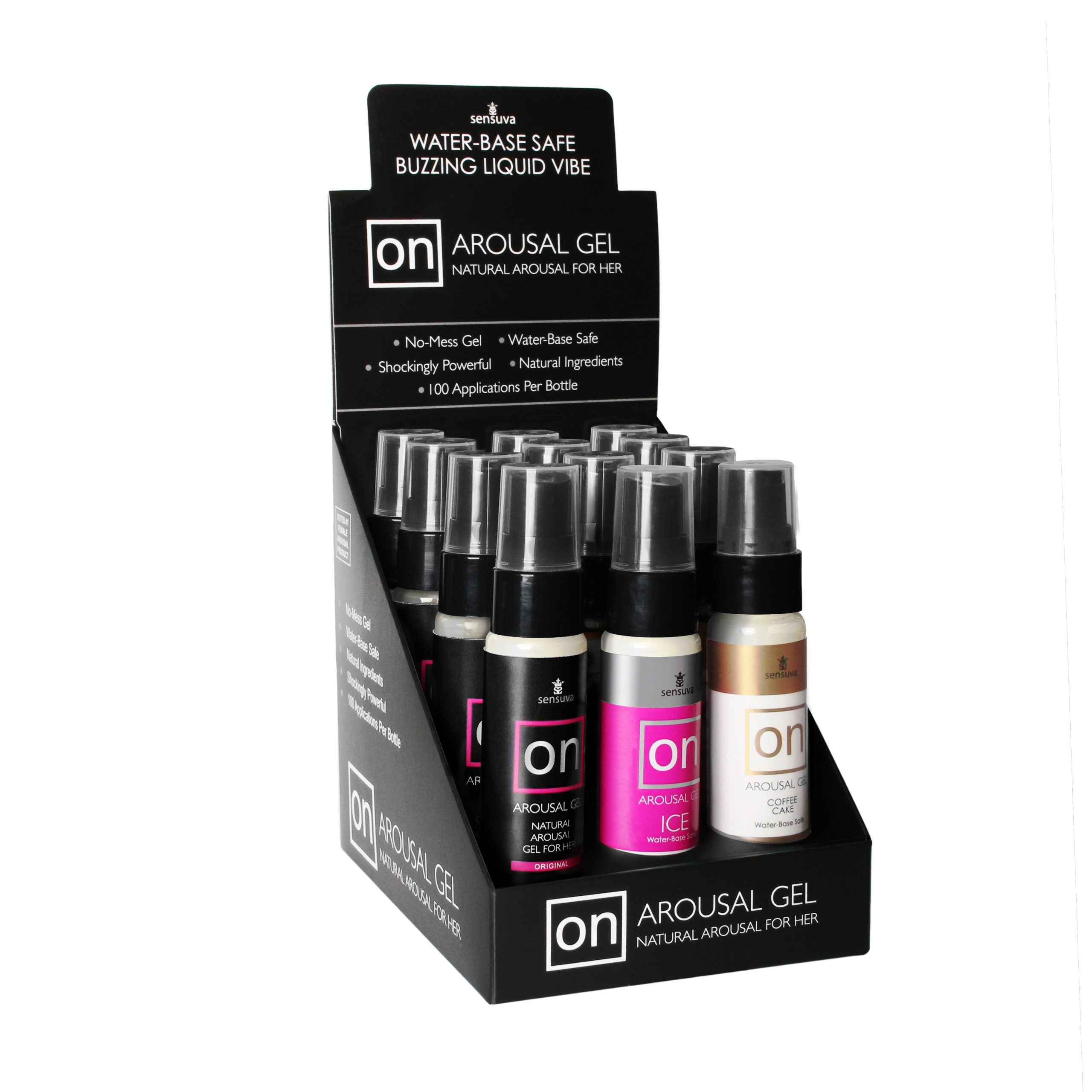 Wp1FKzECo084XUi0KKFNdlWpKUNH7FgX On Arousal Gels - 12 Piece Display With Tester - Image 1