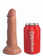 King Cock Elite 6 Inch Silicone Dual Density Cock - Tan - Image 6