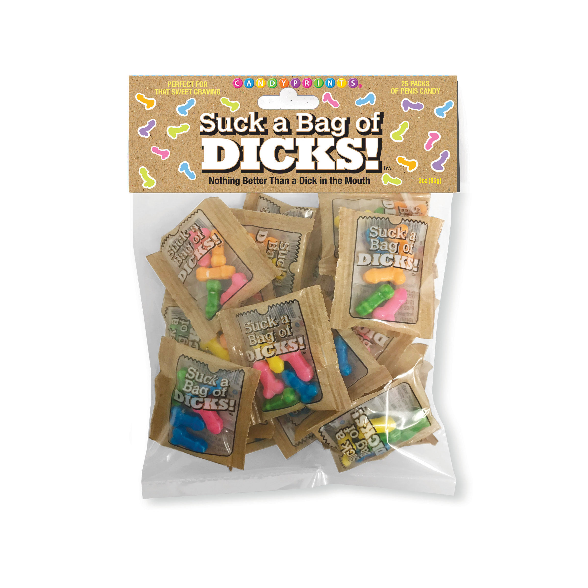 WvuR7dLpyHvEyaXe4UDhBeQxGpzdCLGr Suck a Bag of Dicks! 25 Individual Fun Size Packages - Image 1