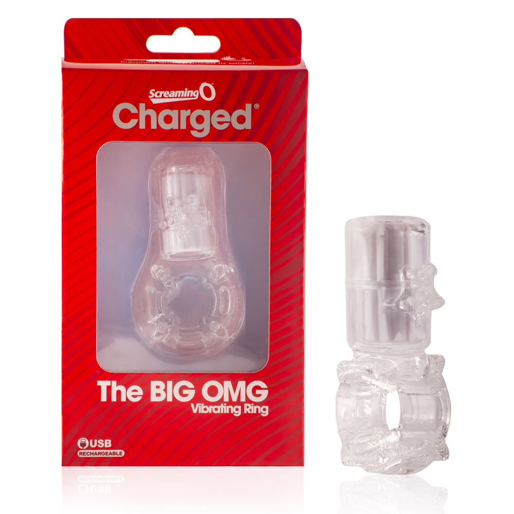 WxITQSUHmMDUkj06uWEq4XBQyFyAs8QE Big Omg Vibrating Ring - Clear - Each - Image 1
