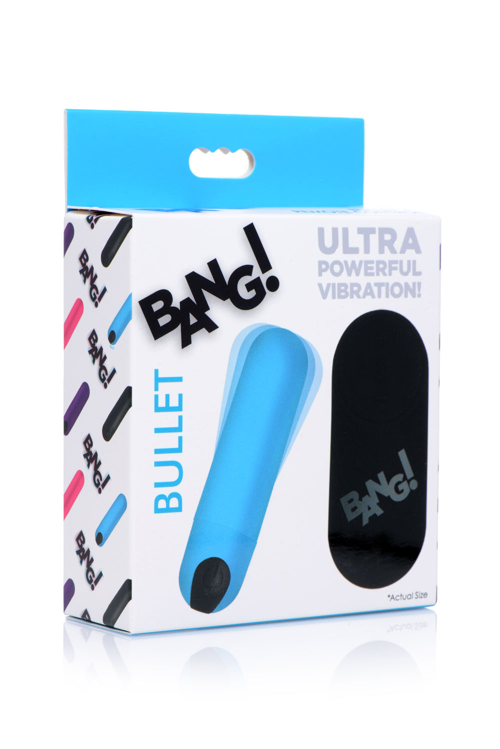 XAWmRrPWhC2hnv7fIxvi9t5QmXz80Lr3 Bang Vibrating Bullet With Remote Control - Blue - Image 1