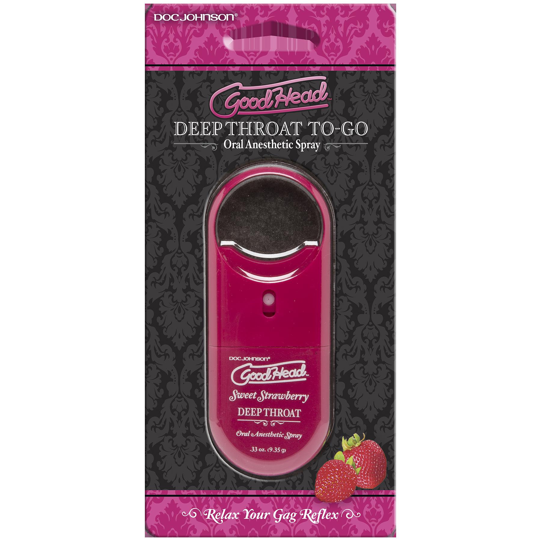 XCYK0zupbzNNiBUN2fUn68r664FSFh58 Goodhead to Go Deep Throat Spray - Sweet Strawberry - Image 1