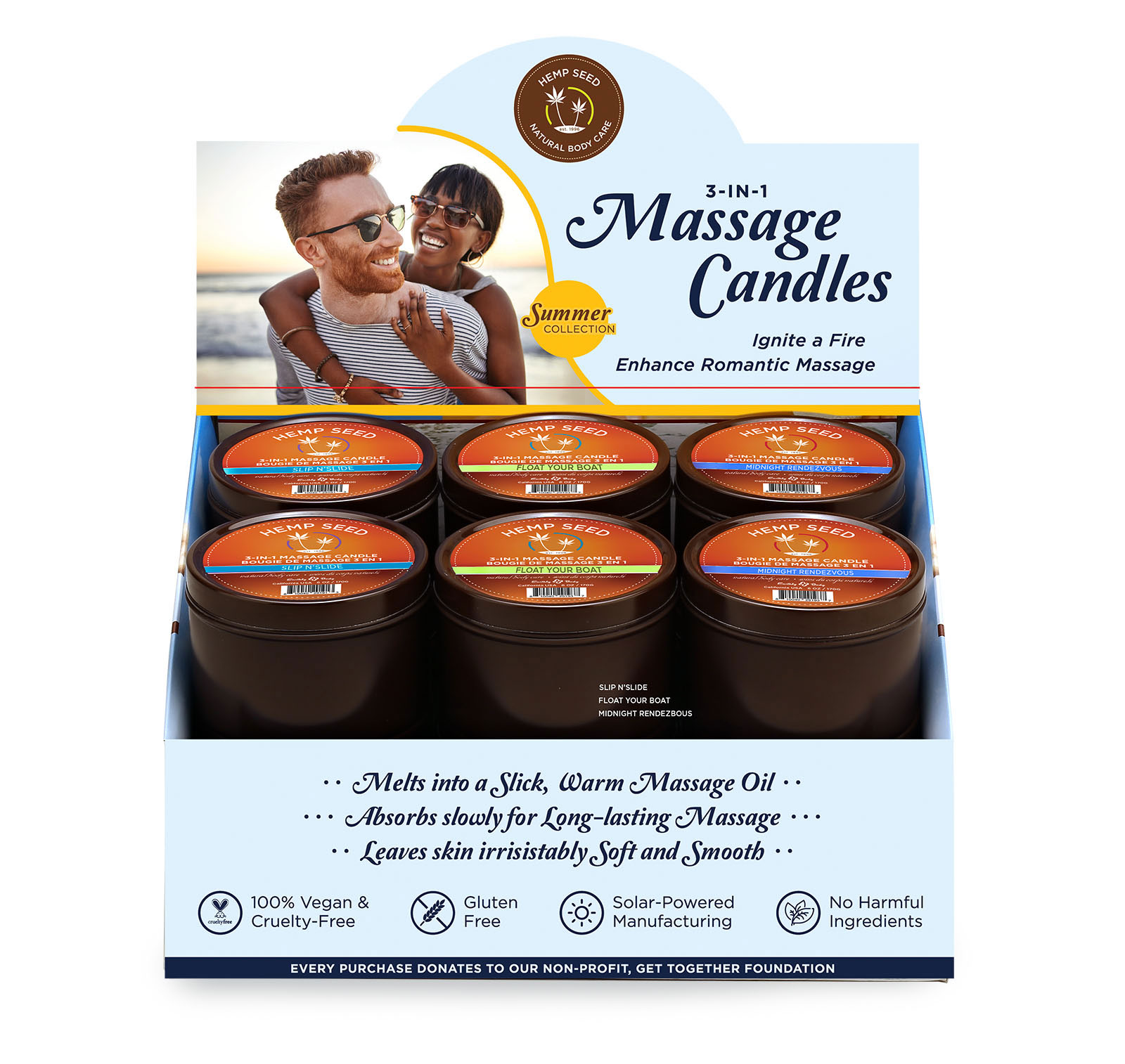 XFuVgK8UrAzR8WnsBVgB5KEScdfntndM Pre Pack - 12pc Summer Candle Display - 6oz - With Tester - Image 1