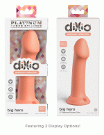 Dillio Platinum - Big Hero 6 Inch Dildo - Peach - Image 2