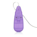 Silicone Slims Vibrating Nubby Bullet - Purple - Image 4