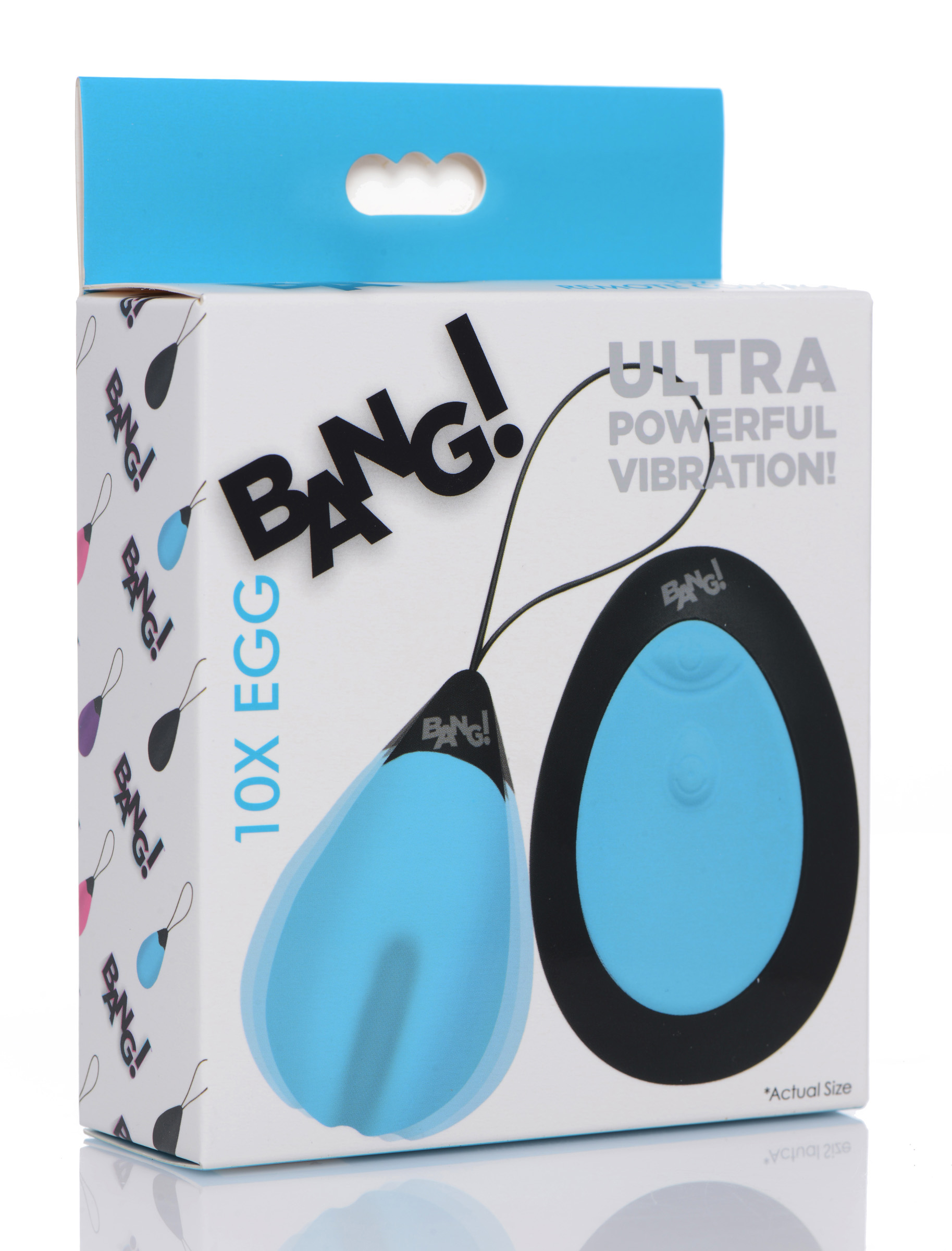 XTVbLcZBkZmn5HvjYXg7WQWyg1Bf96rK Bang - 10x Silicone Vibrating Egg - Blue - Image 1