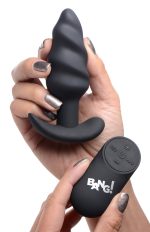 21x Silicone Swirl Plug With Remote -Black - Image 5