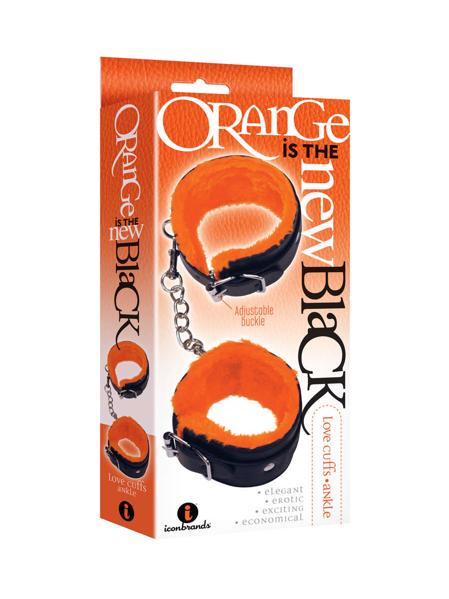 XuU2gkYSluDsLdNbJa7AWD7wO9wWqn8e The 9's Orange Is the New Black Love Cuffs Ankle - Black - Image 1