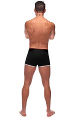 Retro Sport Panel Short - Medium - Black/ Red - Image 8