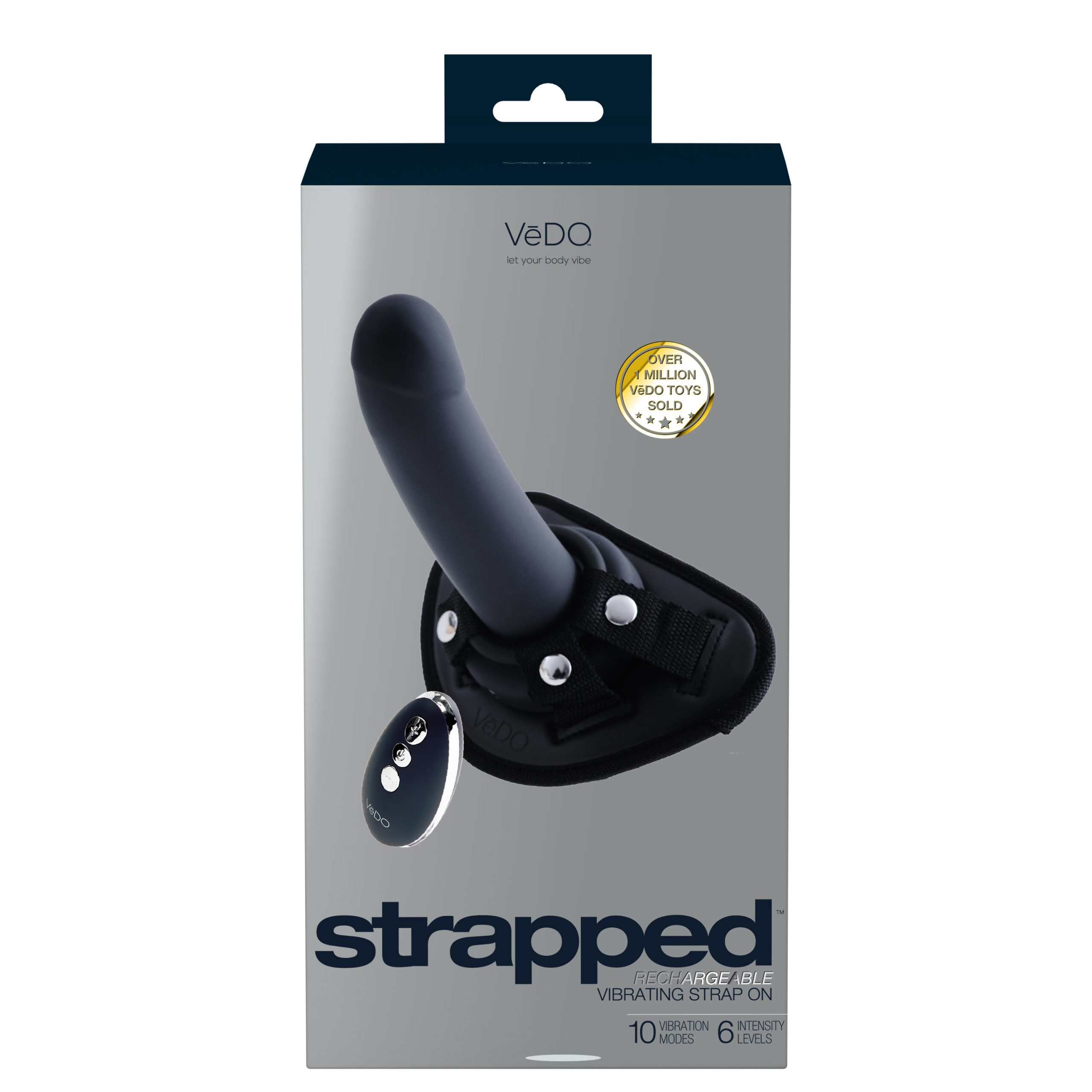 Y9rtj402DoJSGa8UV26uLBaMon6B7JJa Strapped Rechargeable Strap on - Black - Image 1