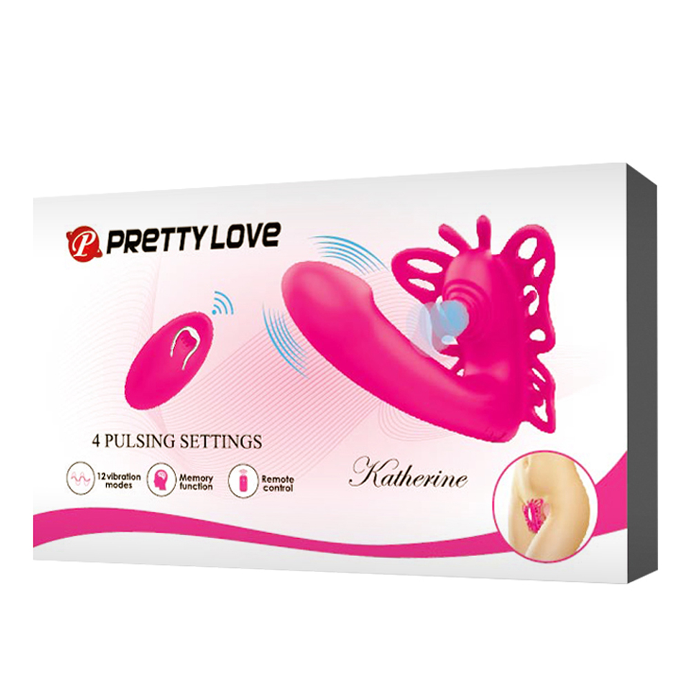 YBroYWLyIjn7y8bMfFwO5FdetMzd6o74 Pretty Love Katherine Wearable Butterfly Vibrator - Fuchsia - Image 1