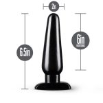 Anal Adventures - Basic Anal Plug - Large - Black - Image 3