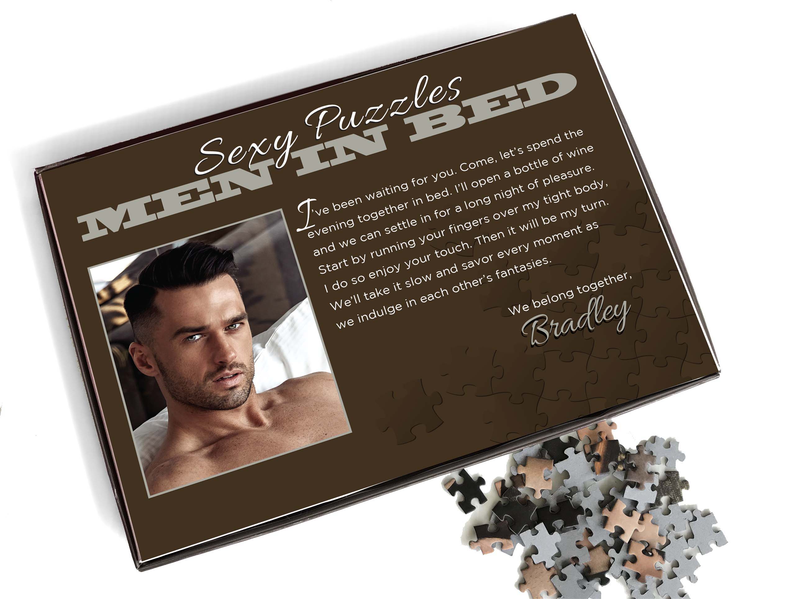 YUCbMUmegVx7zYf1yQJ4o7CzH9WBaz9B Sexy Puzzles - Men in Bed - Bradley - Image 1