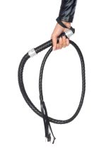 Rhinestone Handle Whip - Black - Image 2
