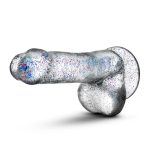 Naturally Yours - 6 Inch Glitter Cock - Sparkling Clear - Image 4