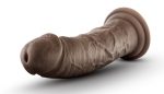 Dr. Skin Silicone - Dr. Shepherd - 8 Inch Dildo With Suction Cup - Chocolate