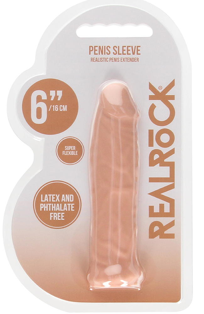 YjbDMp87h7h9Szdxh4V4PJmwMRFsTyRJ 6 Inch Penis Sleeve - Flesh - Image 1