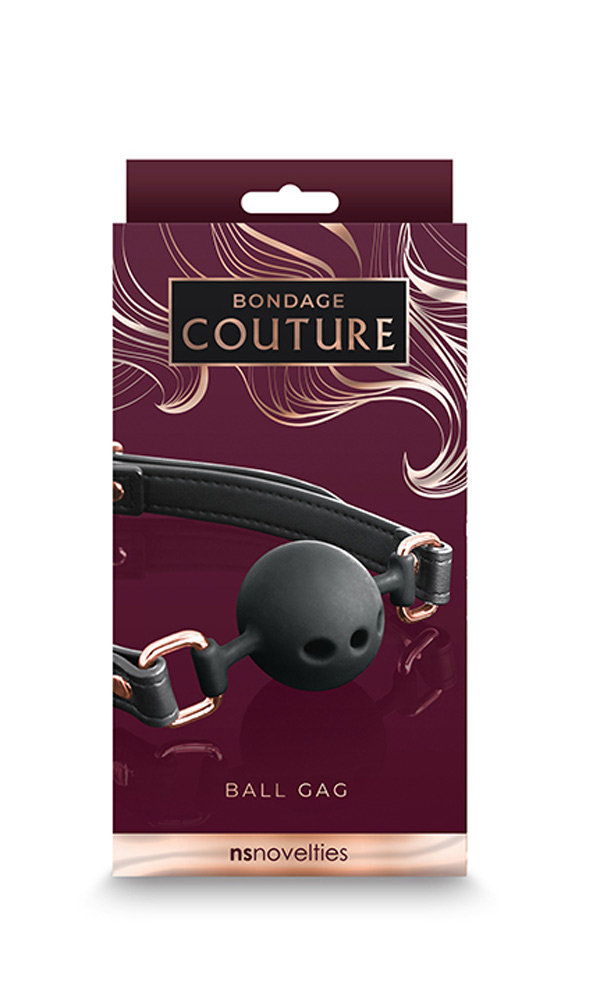 YkwOw2EAoRL1pkVHqMYZyJvD7xySSyQZ Bondage Couture - Ball Gag - Black - Image 1