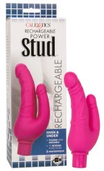 Rechargeable Power Stud Over and Under - Pink - Image 11