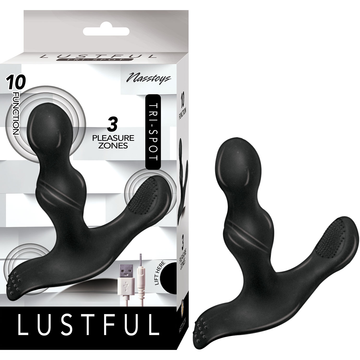 YpOTXbSykWEiEgp9HSYjJFKYfBOZSs6a Lustful Tri-Spot - Black - Image 1