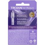 Trojan Her Pleasure Sensations Lubricated Condoms - 3 Pack - Image 3