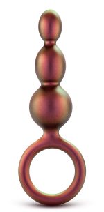 Anal Adventures Matrix - Beaded Loop Plug - Copper - Image 3
