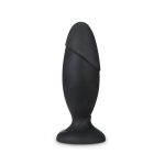 Anal Adventures - Platinum - Silicone Rocket Plug - Black