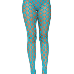 Jumbo Pothole Net Tights - Neon Blue - One Size