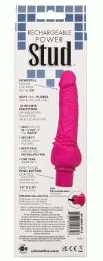 Rechargeable Power Stud Cliterrific - Pink - Image 2