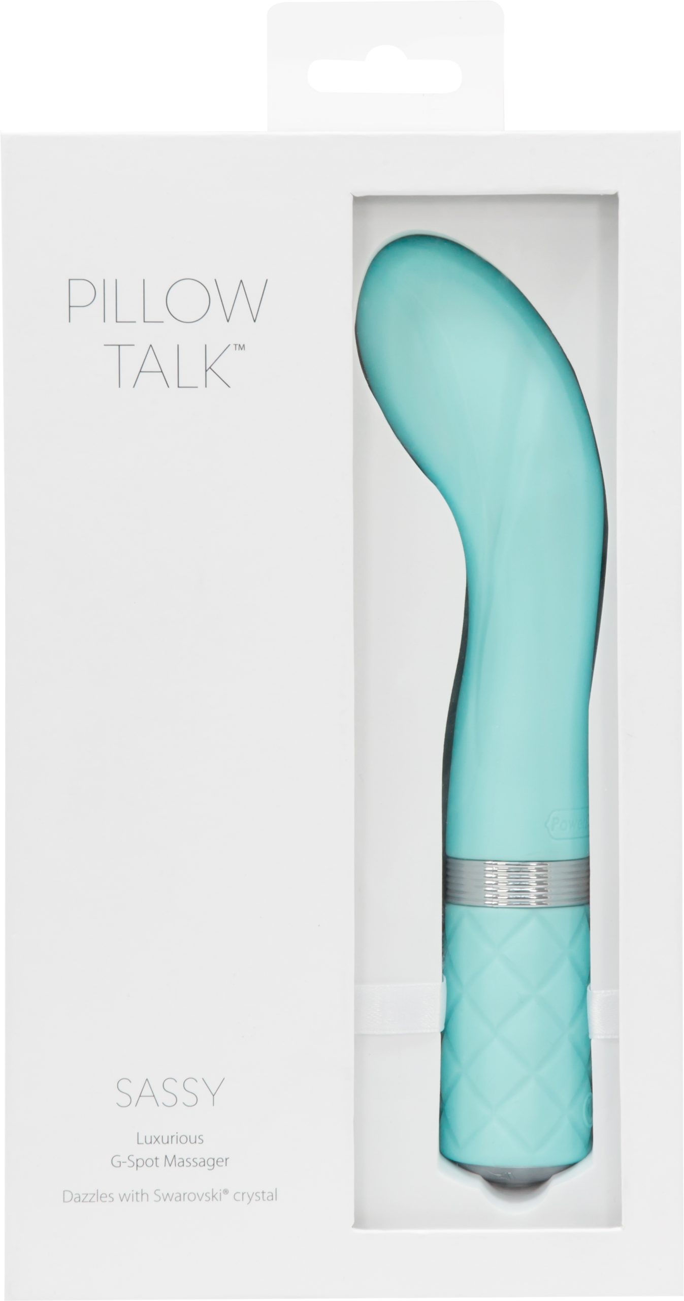 ZLC75M7FFWBxU7JZGf9Zm7Hmz9DV9T1I Pillow Talk Sassy G-Spot Vibe With Swarovski Crystal - Teal - Image 1