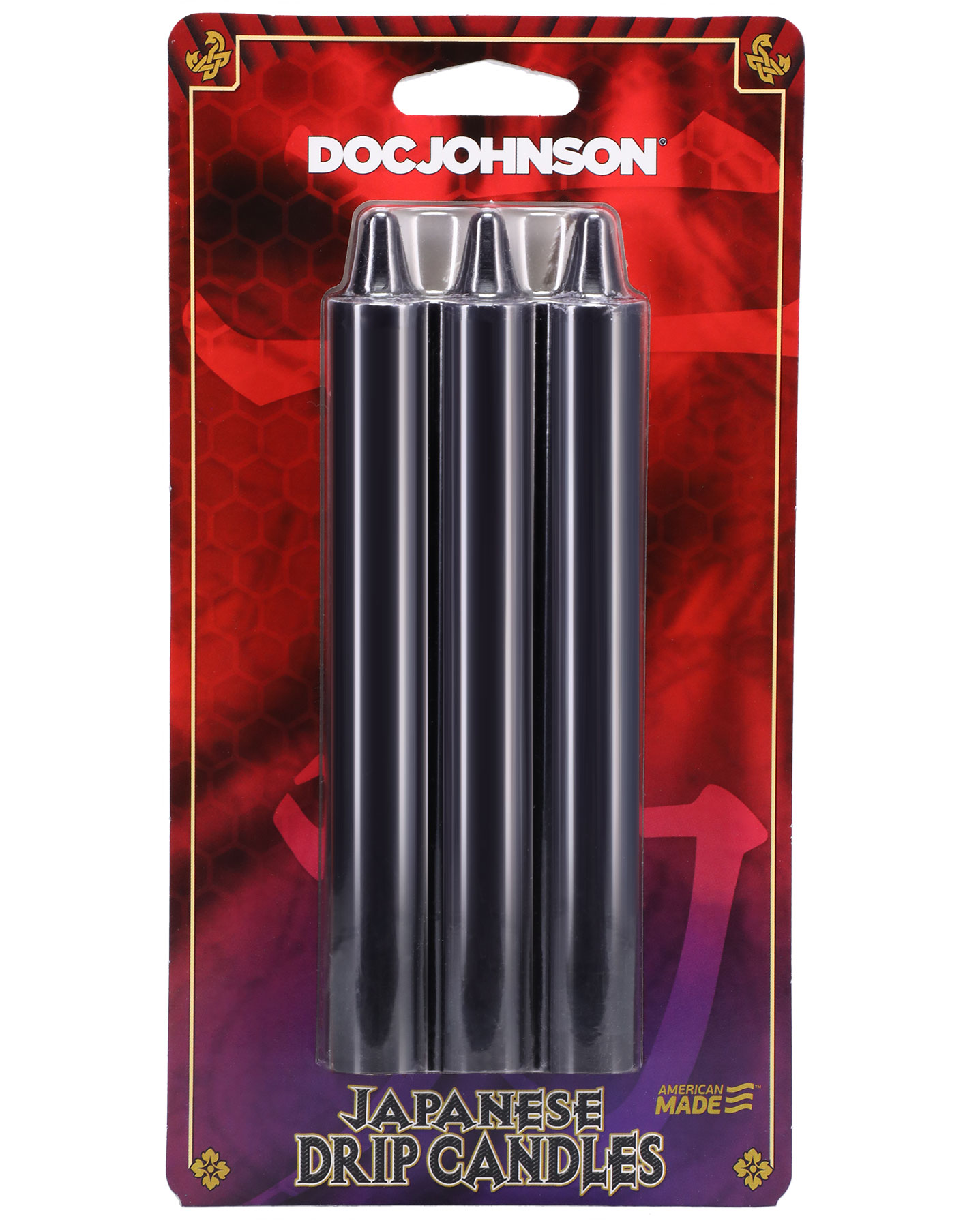 ZM5zqGAy4KKO6OHhDsKwVHNESIDHHkL7 Japanese Drip Candles - 3 Pack - Black - Image 1