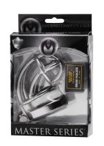 Captus Locking Stainless Steel Chastity Cage