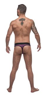 Airotic Mesh Enhancer Thong - Purple - S/m - Image 2