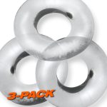 Fat Willy 3-Pack Jumbo C-Rings - Clear - Image 5