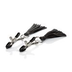 Nipple Play Playful Tassels Nipple Clamps - Black - Image 3
