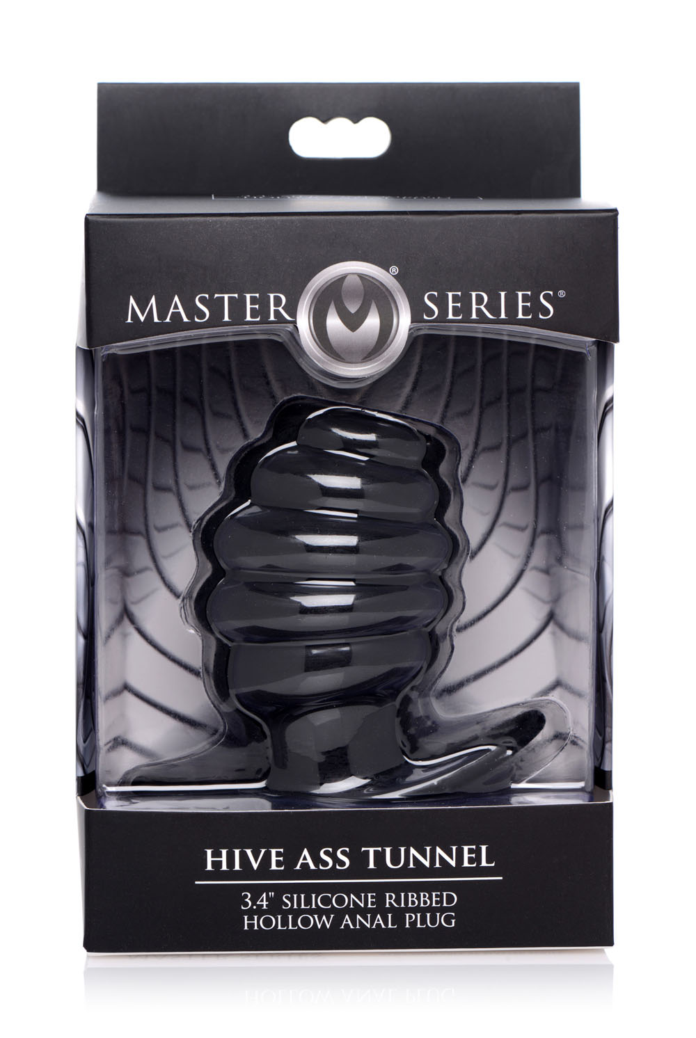 ZmESzkNHAYAaoLVUYL1DTntWfqqIWjuI Hive Ass Tunnel Silicone Ribbed Hollow Anal Plug - Medium - Image 1
