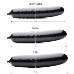 Inflatable 11 Inch Super Dong - Black - Image 4