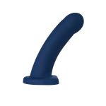 Nexus Collection - Banx - 8 Inch Silicone Dildo - Navy - Image 4