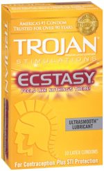 Trojan Stimulations Ultra Ribbed Ecstasy Ultrasmooth - 10 Pack - Image 2