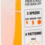 Soft Rain Power Bullet 3 Inch Breeze Coated 7 Function - Orange