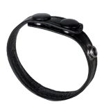 The Macho Collection 3-Snap Cock Ring - Black - Image 3